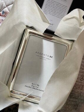 NWT Argento SC Silver Frame 5 X 7 (Sterling Tarnish Free)